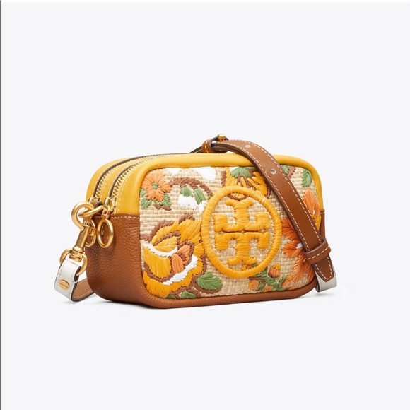Tory Burch Handbags - *NWT* TORY BURCH PERRY EMBROIDERED STRAW MINI BAG